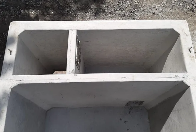 concrete trough