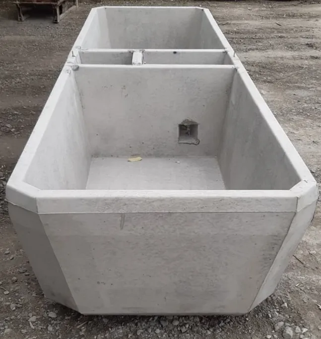 concrete trough