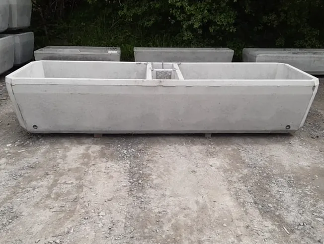 concrete trough